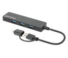 Manhattan - USB-C HUB 4port Manhattan 180863 3.2 G1+USB-C/5Gbps/Crni_small_0