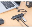 Manhattan - USB-C HUB 4port Manhattan 180863 3.2 G1+USB-C/5Gbps/Crni_small_2