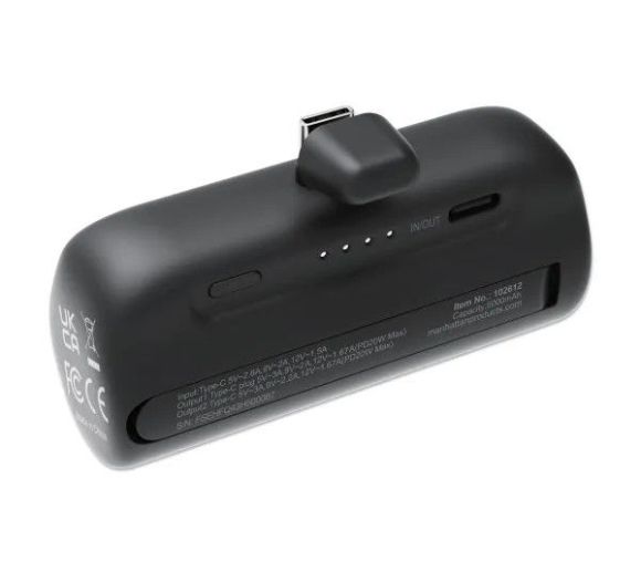 Manhattan - Powerbank Manhattan 102612 5000mAh 20W/Black/USB-C_4
