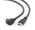 Gembird - MONITOR Cable, High Speed HDMI 4K with Ethernet, HDMI/HDMI M/M, Gold Plated, 90 degrees angled connector, 1.8m_small_0