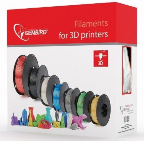 Gembird - 3DP-ABS1.75-01-FR ABS Filament za 3D stampac 1.75mm, kotur 1KG, Fluorescent RED_2