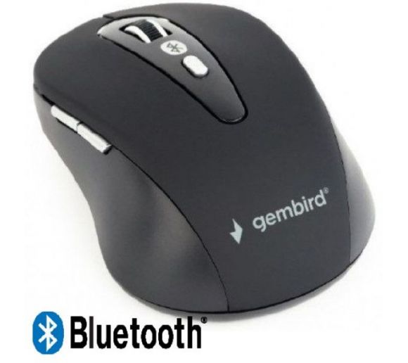 Gembird - MUSWB-6B-01 Gembird Bezicni BLUETOOTH mis opticki USB 800-1600Dpi black 95mm_0