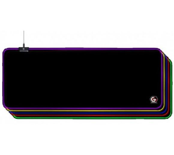 Gembird - MP-GAMELED-L Gembird Gejmerska podloga za misa od gume, 300x800mm, 4mm RGB LED svetlo, LARGE_0