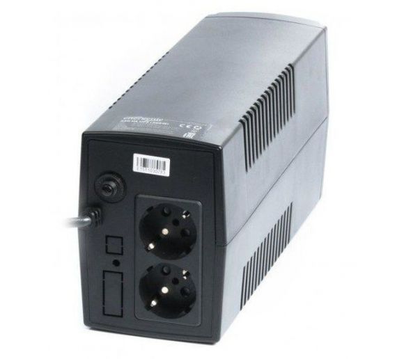 Gembird - EG-UPS-B850 Gembird 850VA 510W AVR UPS, 2 x Shuko output sockets, black_2
