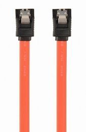 Gembird - SATA III Data Cable, w/ Metal clip, 0.5m_0