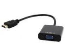Gembird - VIDEO Adapter HDMI to VGA HD15, M/F + Audio on Cable, Black_small_0