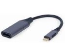 Gembird - VIDEO Adapter 4K USB-C to HDMI, M/F, Cable, Space Grey_small_0