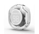 Gembird - TWST-01-W Gembird bluetooth V5.4 slusalice, TWS, LCD, Transparent, white_small_1