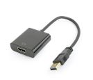 Gembird - VIDEO Adapter 4K USB3.0  to HDMI, M/F, Cable, Black_small_0