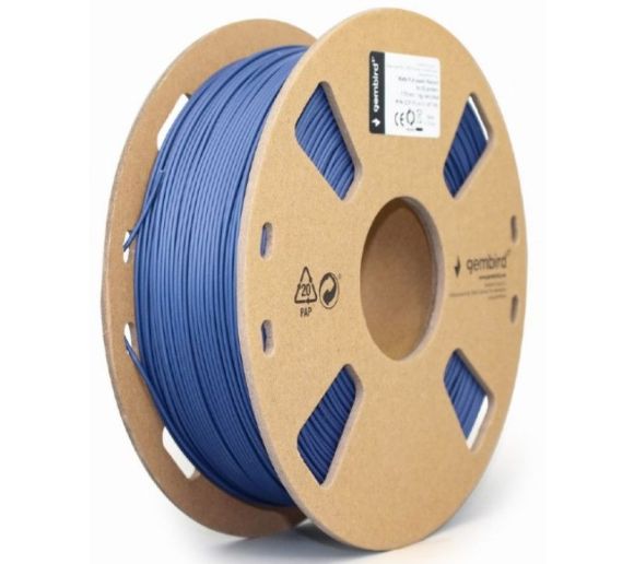 Gembird - 3DP-PLA-01-MTNB Mat PLA Filament za 3D stampac 1.75mm, kotur 1KG, Navy Blue_0