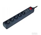 Gembird - Produzni kabl Gembird SPG5-C-10 (3G1.5) sa zastitom 5 uticnica 3m black_small_0