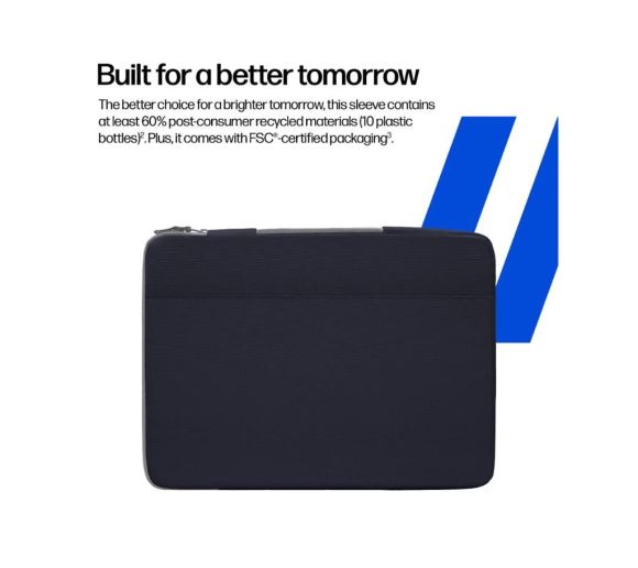 HP - Futrola HP Protective Atmospheric Blue 13-14 Laptop Sleeve_4