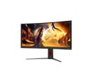 AOC - Monitor AOC CU34G4CA 34"/VA,zakrivljen/3440x1440/180Hz/1ms GtG/HDMIx2,DP,USB-C/Visina/zvucnici/crna_small_2