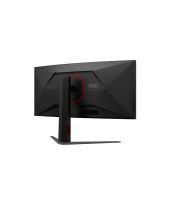 AOC - Monitor AOC CU34G4CA 34"/VA,zakrivljen/3440x1440/180Hz/1ms GtG/HDMIx2,DP,USB-C/Visina/zvucnici/crna