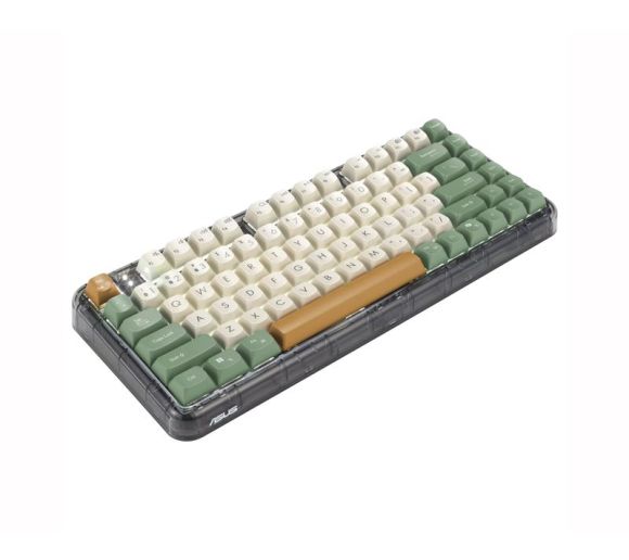 Asus - KD201 Jelly75 Keyboard Milk White Wireless tastatura _3