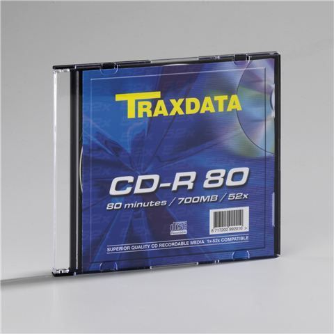Traxdata - MED CD disk TRX CD-R 52x SLIM BOX 1_0