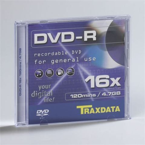 Traxdata - MED DVD disk TRX DVD-R 4.7GB BOX-1_0