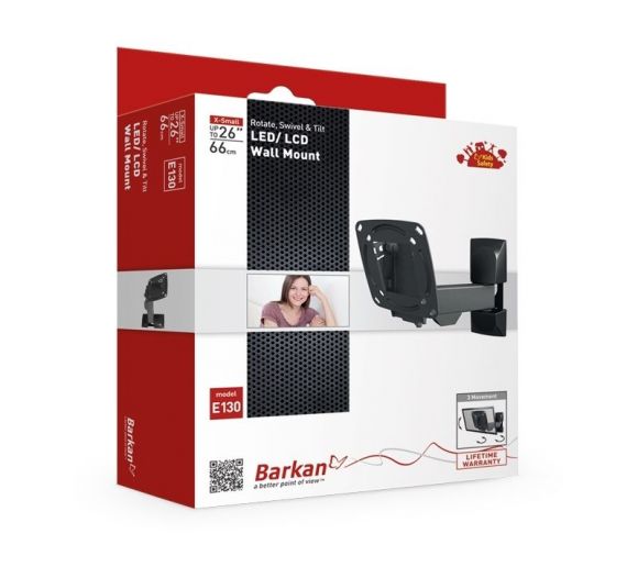BARKAN - E130.B zidni nosač do 29 inča za televizore i monitore _0