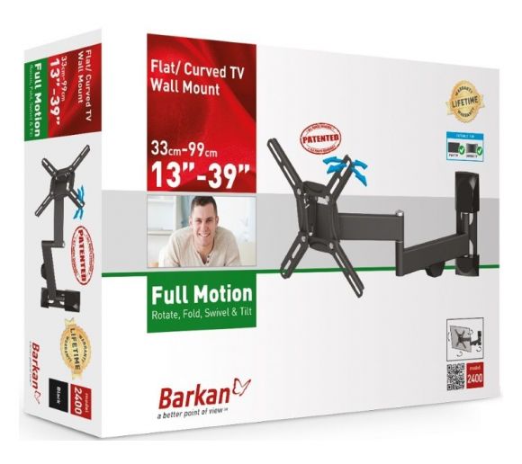 BARKAN - 2400.B LCD TV zglobni zidni nosač do 43 inča _1