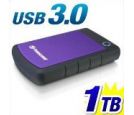 Transcend - External HDD 1TB, H3P , USB3.0, 2.5``, Anti-shock system, Backup software, 216 gr, Black/Purple_small_0