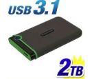 Transcend - External HDD 2TB Slim form factor, M3S, USB 3.1, 2.5, Anti-shock system, Backup software, 185g, Iron gray (Slim)_small_0