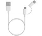 Xiaomi Mi 2-in-1 USB Cable Micro USB to Type C (30cm)_small_0