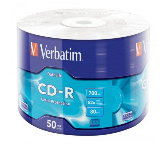 Verbatim - VERBATIM CD-R 700MB 52X 43787_0