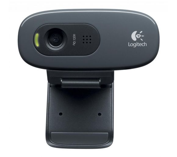 Logitech - Logitech C270 HD Webcam, Black for Win 10_1