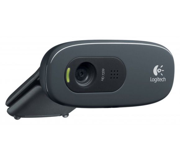 Logitech - Logitech C270 HD Webcam, Black for Win 10_3