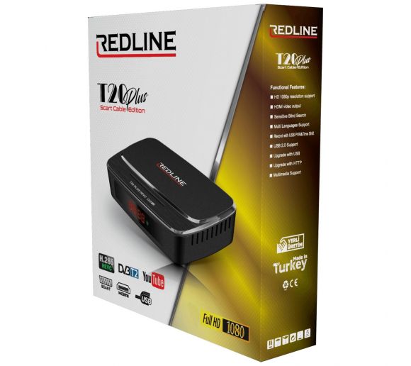 REDLINE - Digitalni Prijemnik zemaljski, DVB-T2, Full HD, H.265/HEVC_0