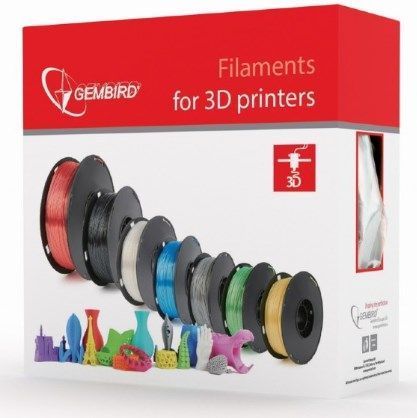 GEMBIRD - Filament za 3D stampac 1,75mm kotur 1KG Grey_2