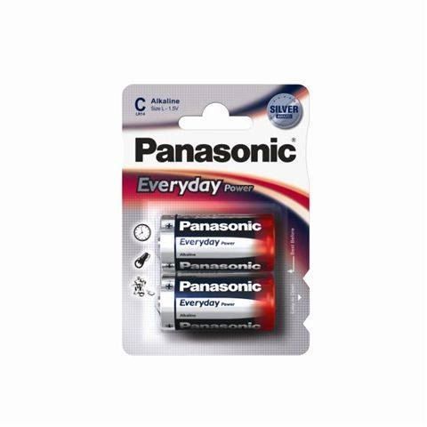 Panasonic - PANASONIC baterije LR14EPS/2BP- 2×C Alkalne Everyday Power_0