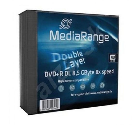 MEDIARANGE - Mediarange Germany Double Layer 8.5GB 8X Slim Case_0