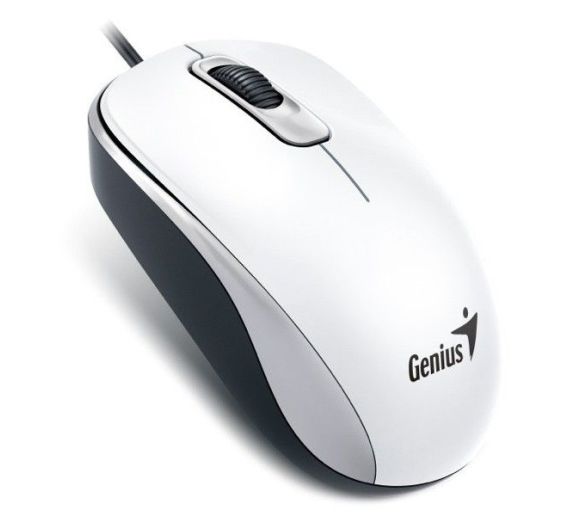 Genius - Genius Mouse DX-120 USB, WHITE_0
