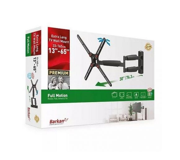 BARKAN - BM343XL LCD TV zglobni zidni nosač do 65 inča za ravne i zakrivljene televizore _1