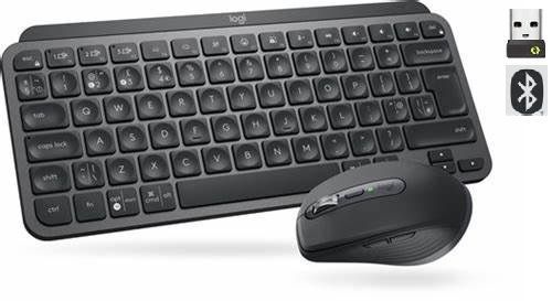 Logitech - Logitech MX Keys Mini Combo For Business - Graphite US_0
