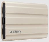 Samsung - Portable SSD 2TB, T7 SHIELD, USB 3.2 Gen.2 (10Gbps), Rugged, [Sequential Read/Write : Up to 1,050MB/sec /Up to 1,000 MB/sec], Beige_0