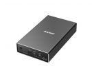 Klon Kućište USB 3.2 Gen2 10Gbps HDD/SSD za 3,5 inča/2,5 inča HDD i NVMe SSD, K3527N _small_1