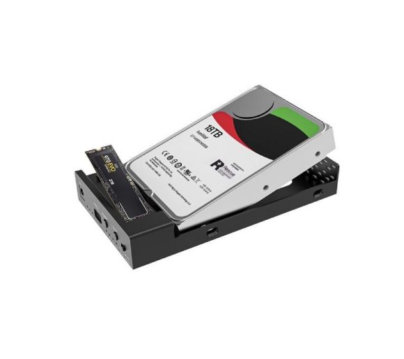 Klon Kućište USB 3.2 Gen2 10Gbps HDD/SSD za 3,5 inča/2,5 inča HDD i NVMe SSD, K3527N _2