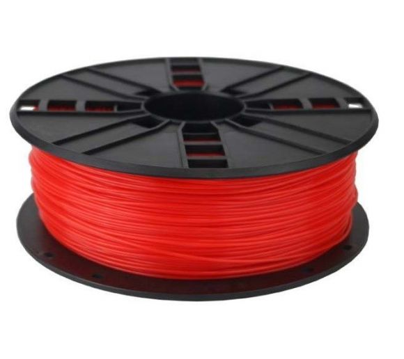 GEMBIRD - 3DP-ABS1.75-01-FR ABS Filament za 3D stampac 1.75mm, kotur 1KG, Fluorescent RED_1