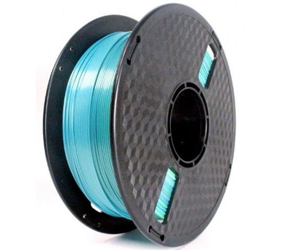 GEMBIRD - 3DP-PLA-SK-01-BG PLA Svilenkasti duga Filament za 3D stampac 1.75mm, kotur 1KG blue/green_0