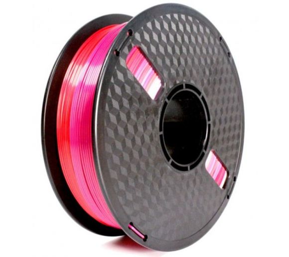 GEMBIRD - 3DP-PLA-SK-01-RP PLA Svilenkasti duga Filament za 3D stampac 1.75mm, kotur 1KG red/purple_0