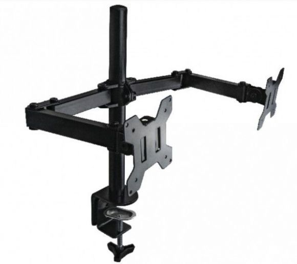 Gembird - MA-DF2-01 Gembird Podesivi dupli stoni drzac za monitor_0