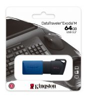 Kingston - 64GB USB Flash Drive, USB 3.2 Gen.1, DataTraveler Exodia DTXM/64GB