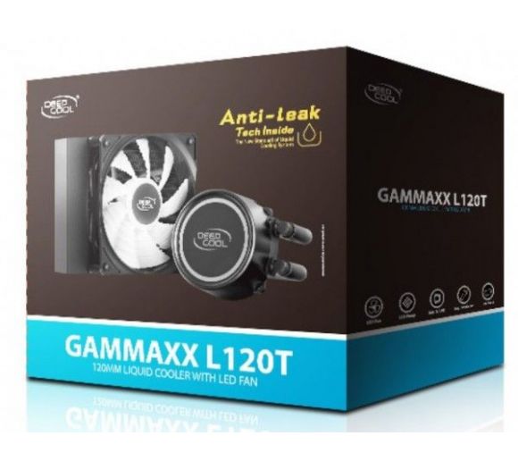 DeepCool - DeepCool GAMMAXX L120T BLUE * vodeno hladjenje, Fan 1800rpm, LGA115xx/LGA1366/AMD AM4/AM3/FM2+(4039)_1