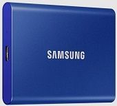 Samsung - Portable SSD 2TB, T7, USB 3.2 Gen.2 (10Gbps), [Sequential Read/Write : Up to 1,050MB/sec /Up to 1,000 MB/sec], Blue_0