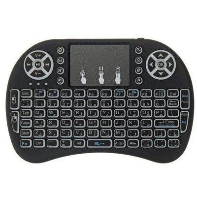 GEMBIRD - GMB-I8 Gembird 2.4GHz Wireless gaming Mini keyboard backlight and TOUCH, punjiva bat. BL-5C (559)_0