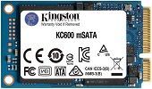Kingston - mSATA 256GB, SATA III, KC600, 3D TLC NAND, Read up to 550MB/s, Write up to 500MB/s, XTS-AES 256-bit encryption, TCG Opal 2.0, eDrive_0