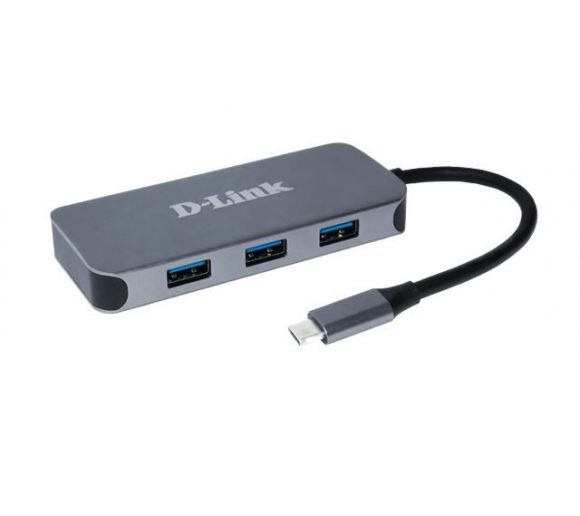 D-Link - D-Link 6-in-1 USB-C Hub HDMI/Gb Ethernet/napajanje DUB-2335_0