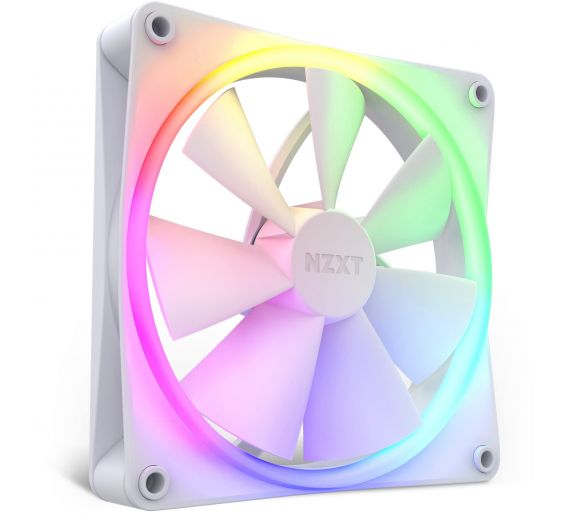 NZXT - F140 RGB 140mm ventilator beli (RF-R14SF-W1) _0